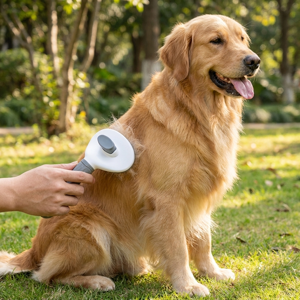 Escova Anti-Pelos para Cães e Gatos