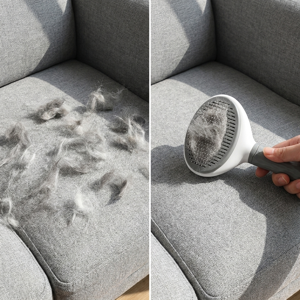 Escova Anti-Pelos para Cães e Gatos